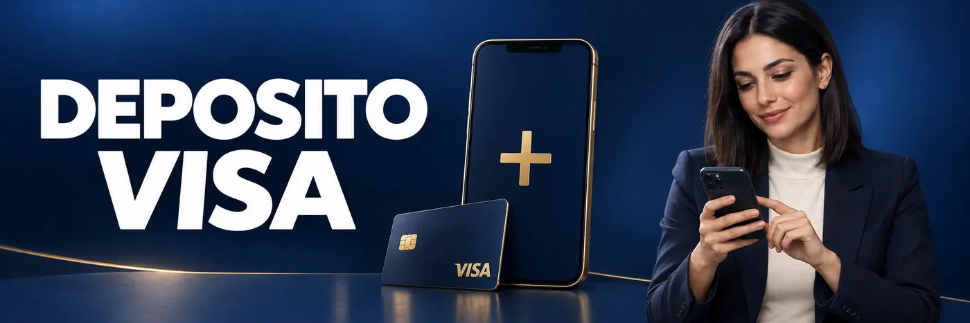Deposito con Visa tramite smartphone